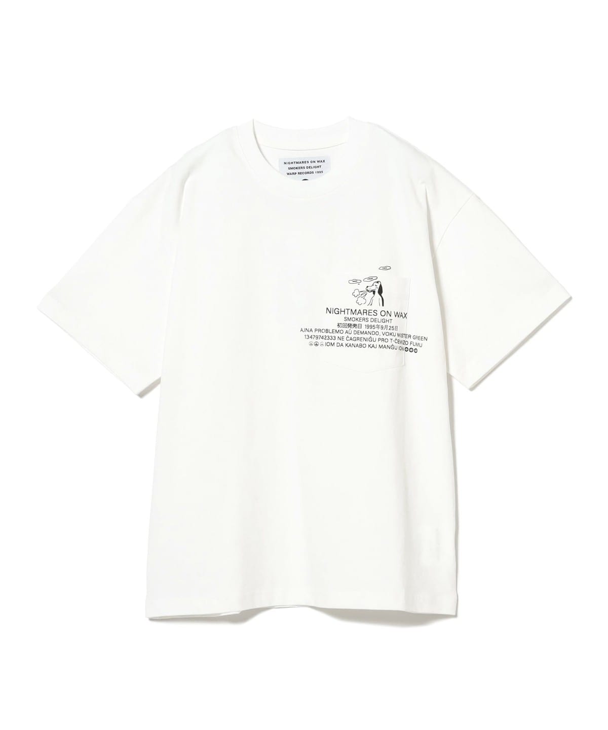 Nightmares on Wax × Mister Green ミスター グリーン / Esperanto Pocket T-shirt Tシャツ・カットソー MEN WHITE M Nightmares on Wax × Mister Green ミスター グリーン / Esperanto Pocket T-shirt Tシャツ・カットソー MEN WHITE M