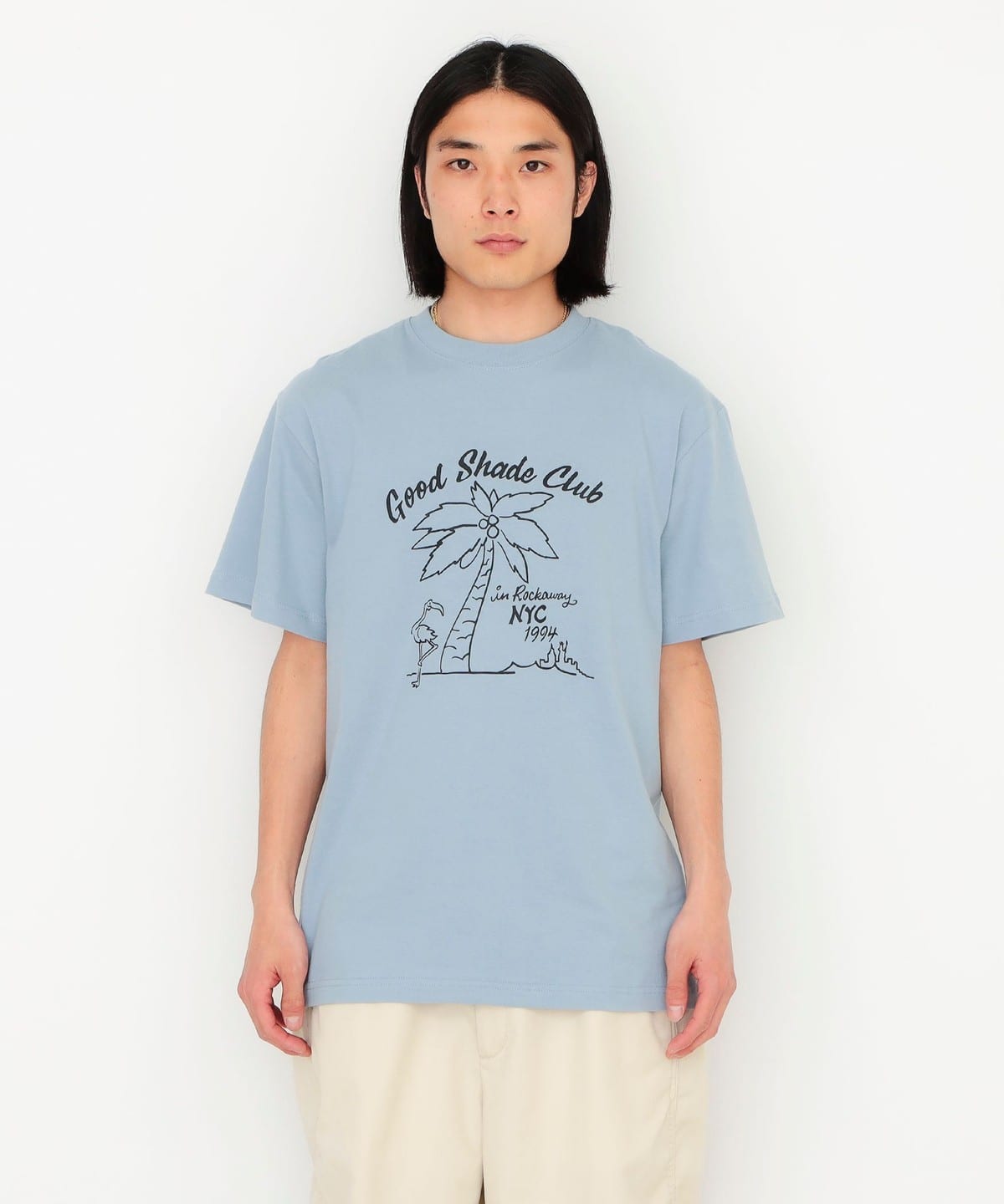 【6/25新規値下げ】Good Shade Club T-SHIRT Tシャツ・カットソー MEN ACID BLUE M 【6/25新規値下げ】Good Shade Club T-SHIRT Tシャツ・カットソー MEN ACID BLUE M