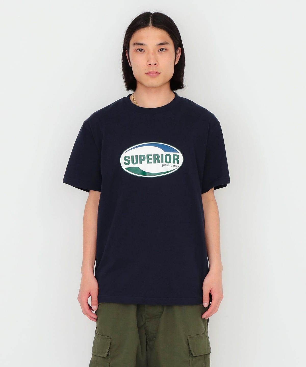 SUPERIOR T-SHIRT Tシャツ・カットソー MEN NAVY XL SUPERIOR T-SHIRT Tシャツ・カットソー MEN NAVY XL