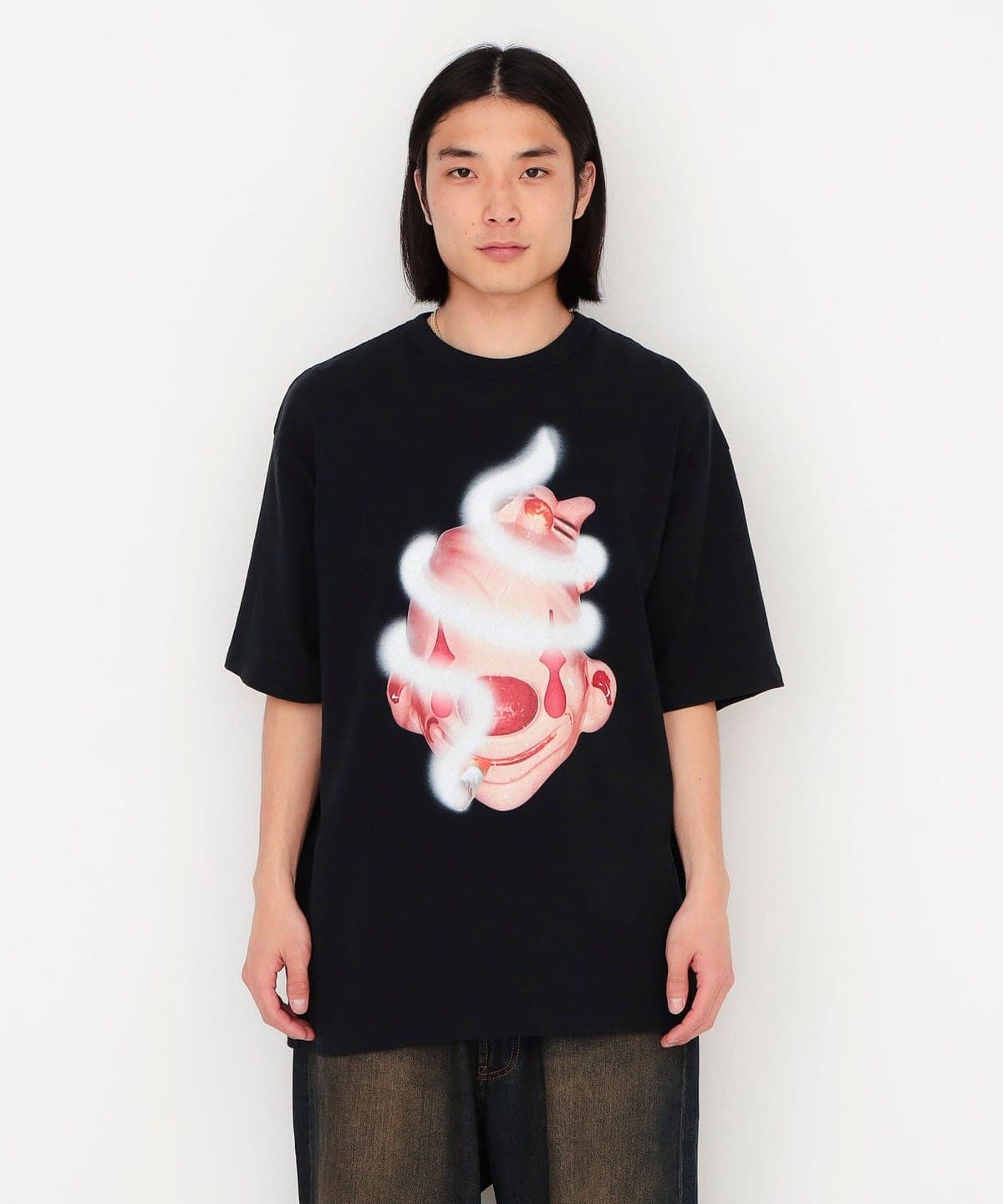 Eric Rhinestone / T-SHIRT② Tシャツ・カットソー MEN BLACK M Eric Rhinestone / T-SHIRT② Tシャツ・カットソー MEN BLACK M