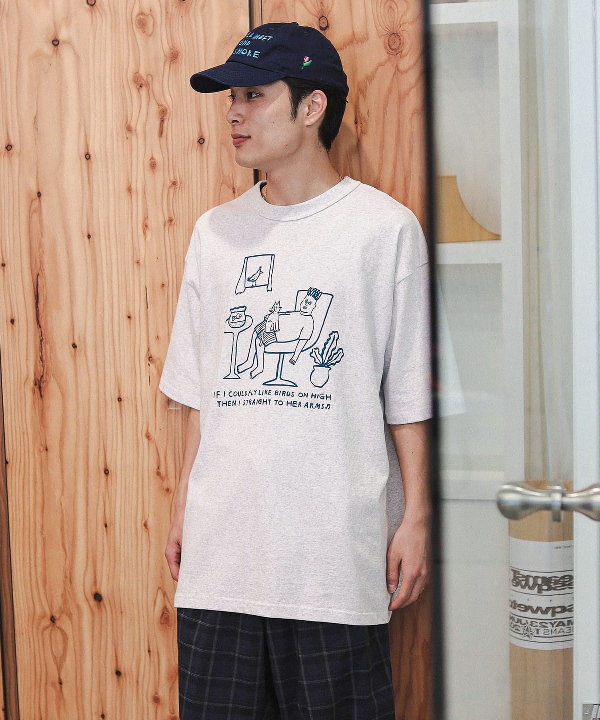 BEAMS T（ビームスT）Shiomi Wada / Like Bird T-shirt（Tシャツ