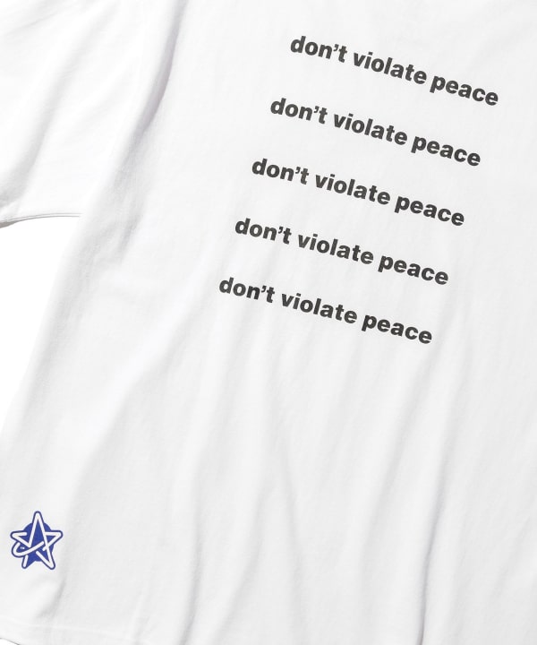 [BAUF] Peace Ringer T-Shirt /追跡付 BEAMS T（ビームスT）【8/7値下げ】EISUKE HOSHI / DVP T-Shirt
