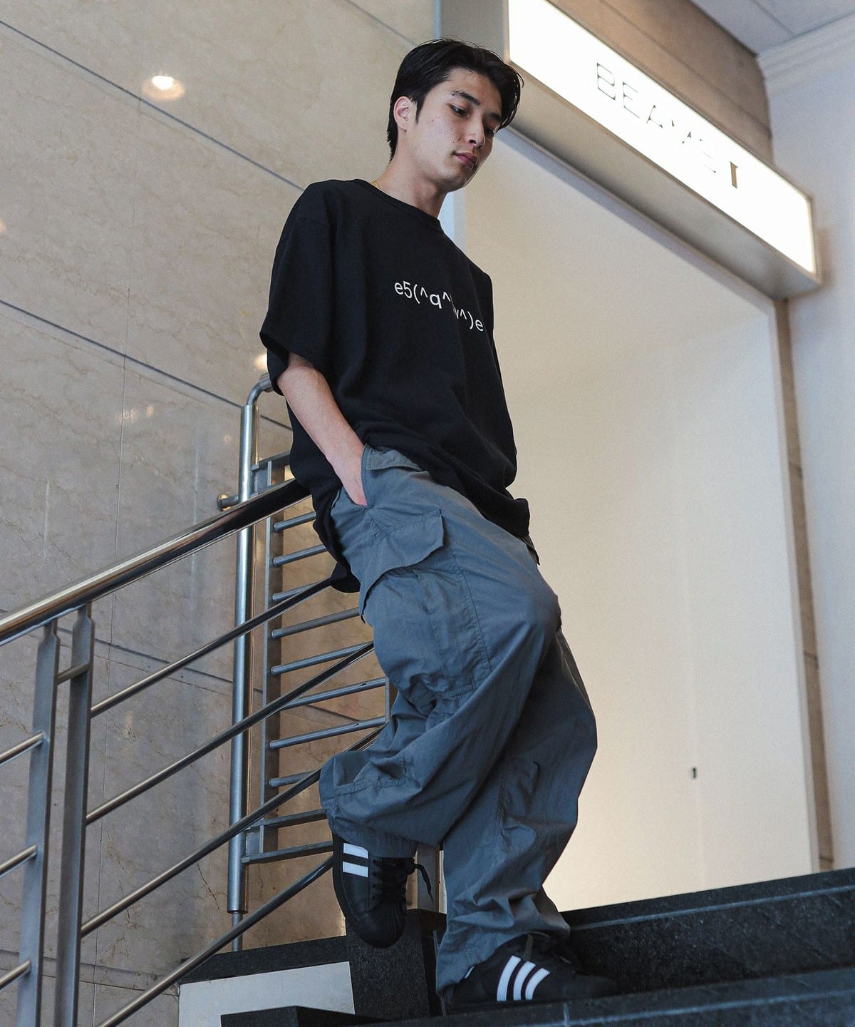 t(*^-^*)t様用です•*¨*•.¸♬︎ BEAMS T（ビームスT）EISUKE HOSHI / emoticon T-Shirt（Tシャツ