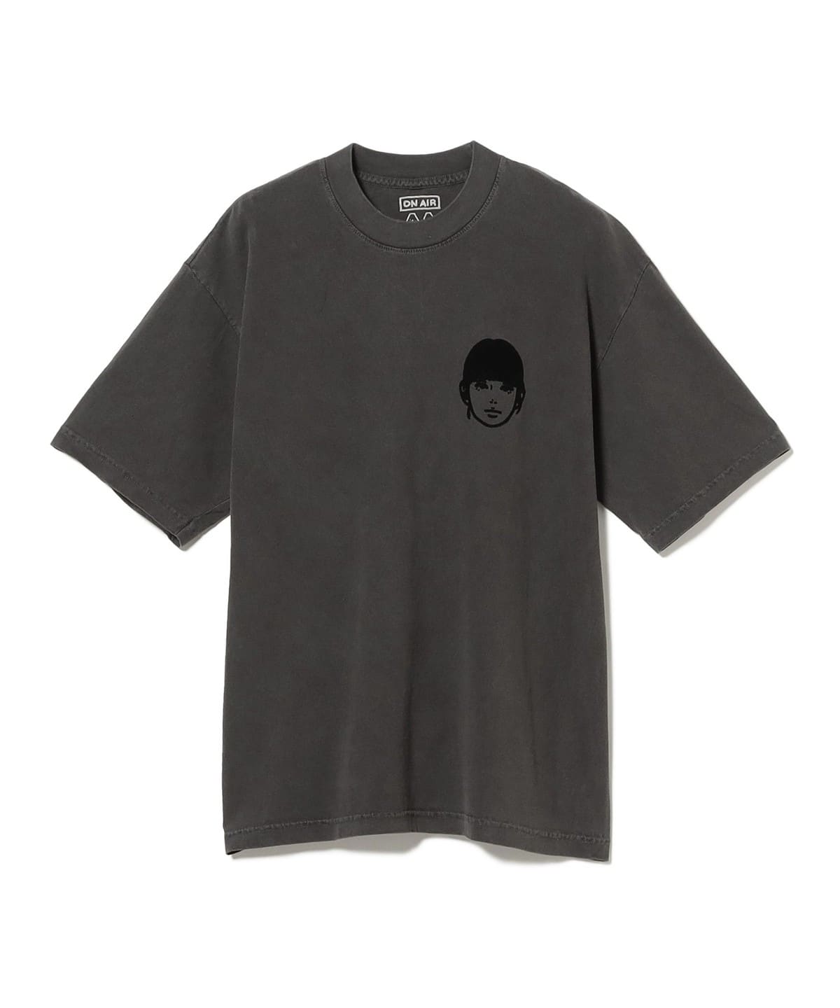 ON AIR / FLOCK PRINTED KYNE STAMP S/SL TEE GARMENT DYED Tシャツ・カットソー MEN VINTAGE BLACK M ON AIR / FLOCK PRINTED KYNE STAMP S/SL TEE GARMENT DYED Tシャツ・カットソー MEN VINTAGE BLACK M