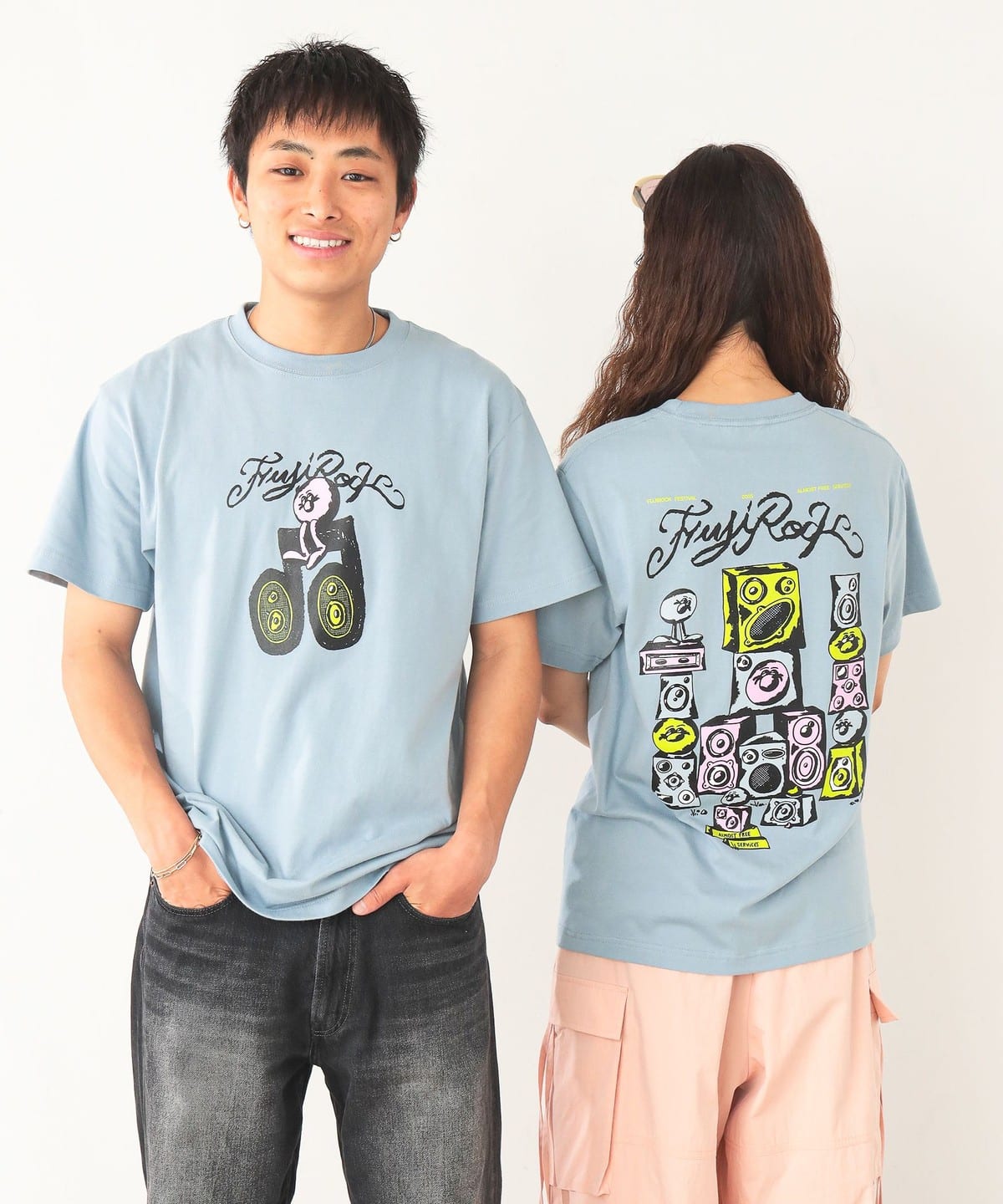 【受注生産商品】〈MEN〉FUJI ROCK FESTIVAL フジロックフェスティバル'25 / ALMOST FREE SERVICE SEEING SOUNDS T-SHIRT Tシャツ・カットソー MEN LT. BLUE XL 【受注生産商品】〈MEN〉FUJI ROCK FESTIVAL フジロックフェスティバル'25 / ALMOST FREE SERVICE SEEING SOUNDS T-SHIRT Tシャツ・カットソー MEN LT. BLUE XL