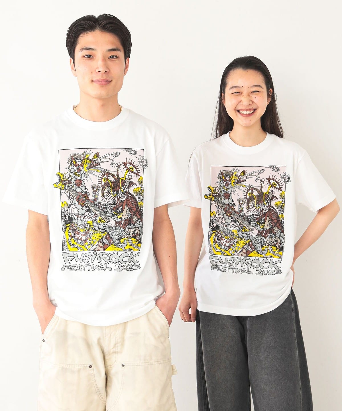 【受注生産商品】〈MEN〉FUJI ROCK FESTIVAL フジロックフェスティバル'25 / Dwiky KA Foreverock T-SHIRT Tシャツ・カットソー MEN WHITE XL 【受注生産商品】〈MEN〉FUJI ROCK FESTIVAL フジロックフェスティバル'25 / Dwiky KA Foreverock T-SHIRT Tシャツ・カットソー MEN WHITE XL