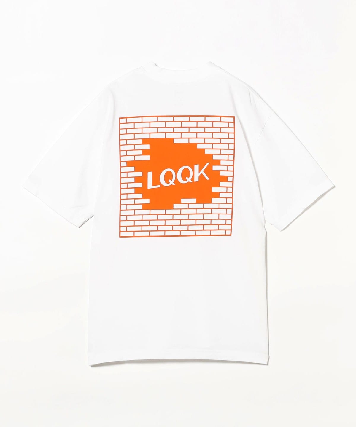 BEAMS T（ビームスT）LQQK STUDIO / BRICK LOGO TEE（Tシャツ 