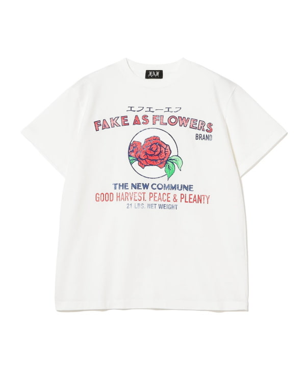 Fake as flowers faf 24aw パールカーディガン BEAMS T（ビームスT）FAF（Fake As Flowers）/ FAF Label Tee（Tシャツ