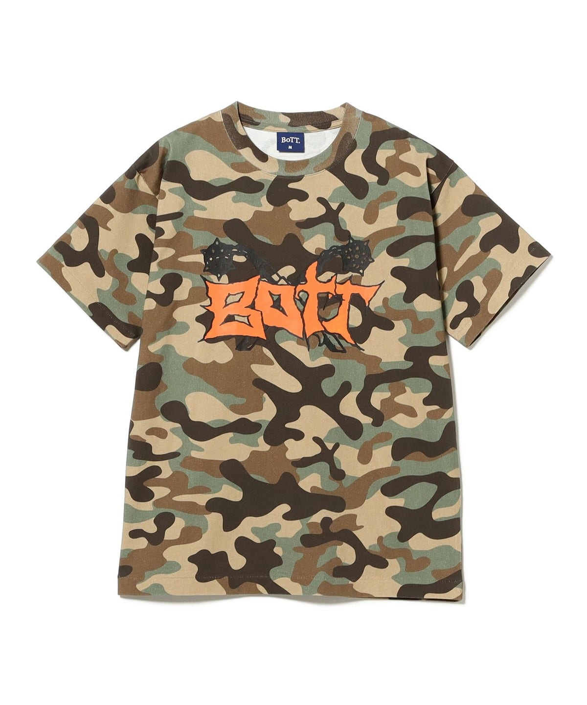【早い者勝ち】BoTT Flail Tee Camo 迷彩 Tシャツ　Mサイズ BEAMS T（ビームスT）BoTT / Flail Tee（Tシャツ・カットソー プリント