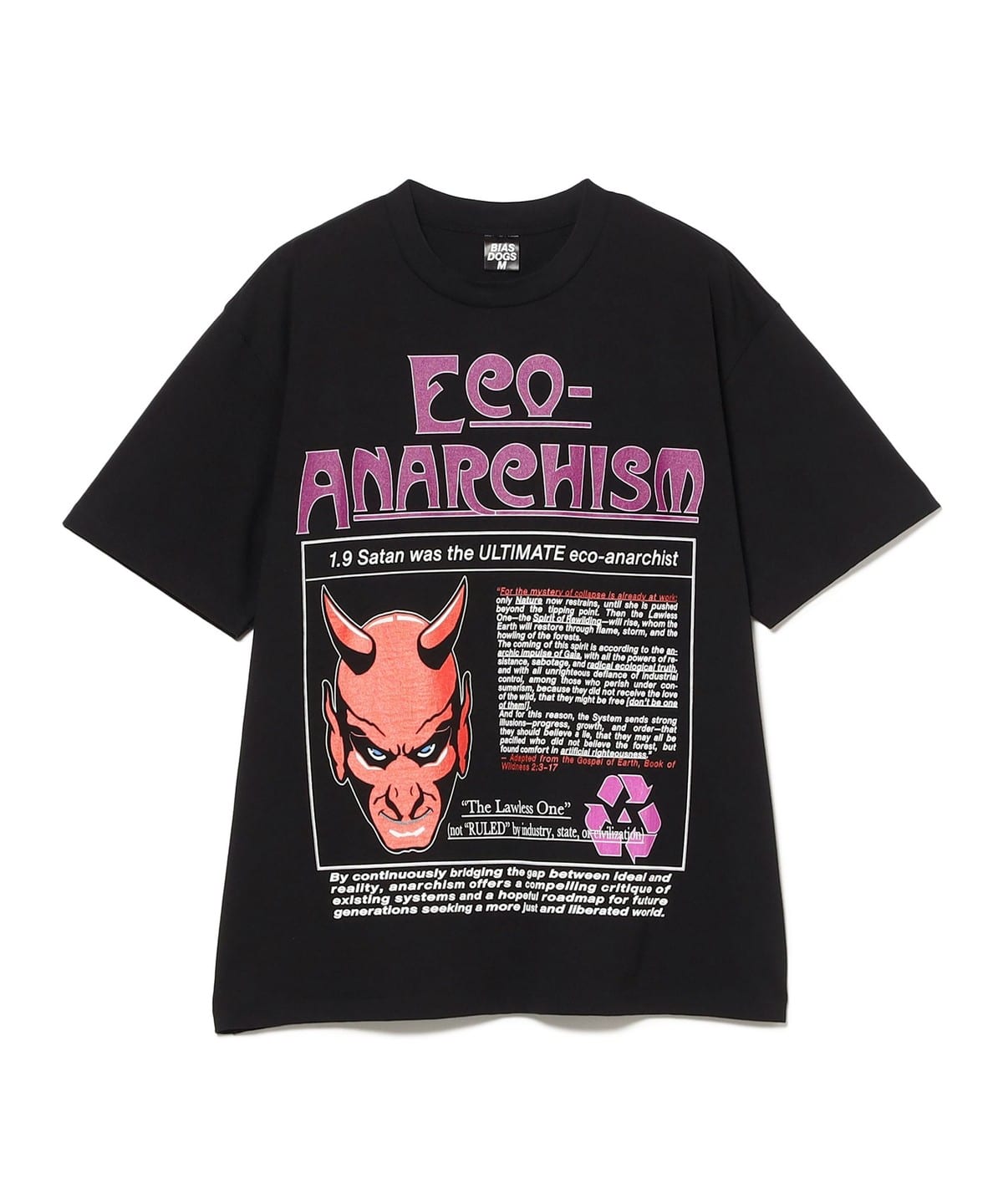 T BIAS DOGS / ECO-ANARCHIST T恤