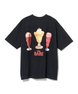 RAREMETAL × BEAMS T / SHORT-SLEEVE T-SHIRT BLACK