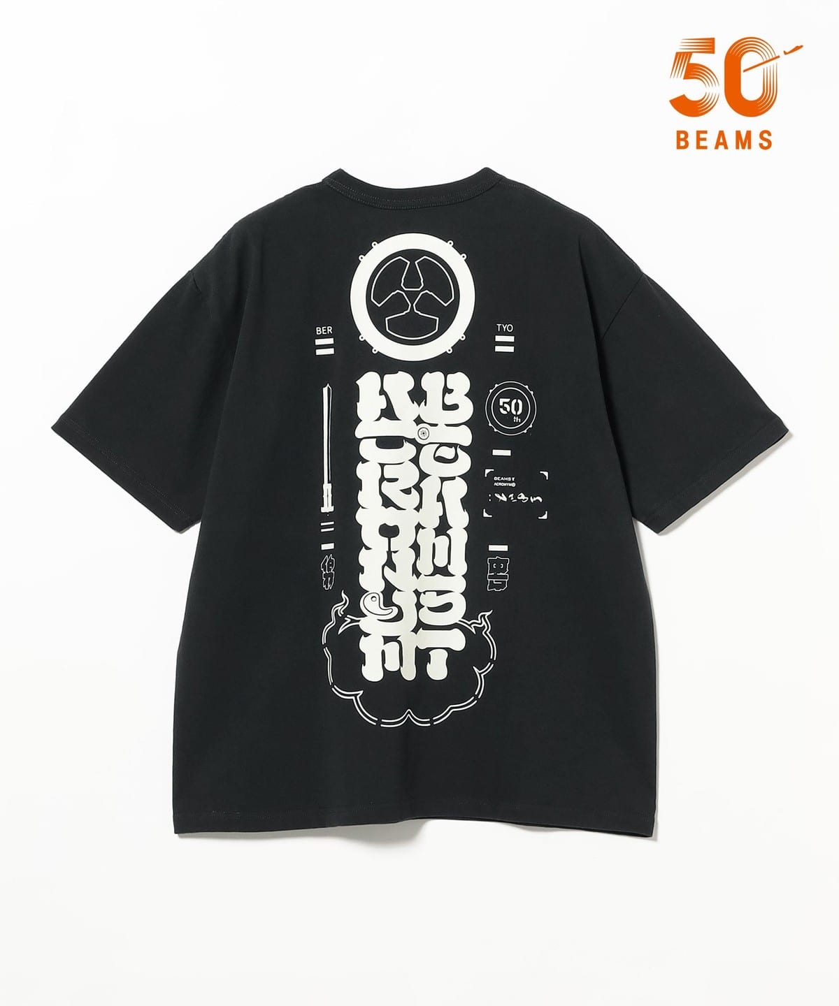 Tシャツ ビームデザインカットソー チェンソーマンxglamb(グラム) Beam T-shirt / ビームTシャツ - Black