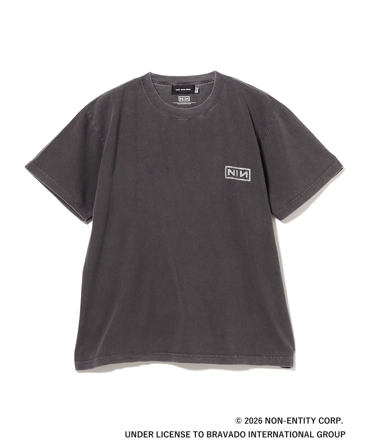 ナインインチネイルズ ロゴ Ｔシャツ クルーネック半袖 XL 黒 綿 ライブ BEAMS（ビームス）GOOD ROCK SPEED / Nine Inch Nails T-shirt②（T