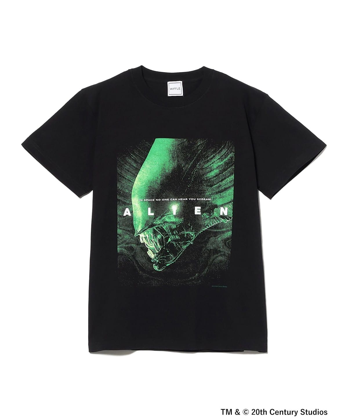 アンジュルム　伊勢鈴蘭 beams Tシャツ 黒 Lサイズ BEAMS T（ビームスT）WIFFLE / ALIEN T-Shirt②（Tシャツ・カットソー