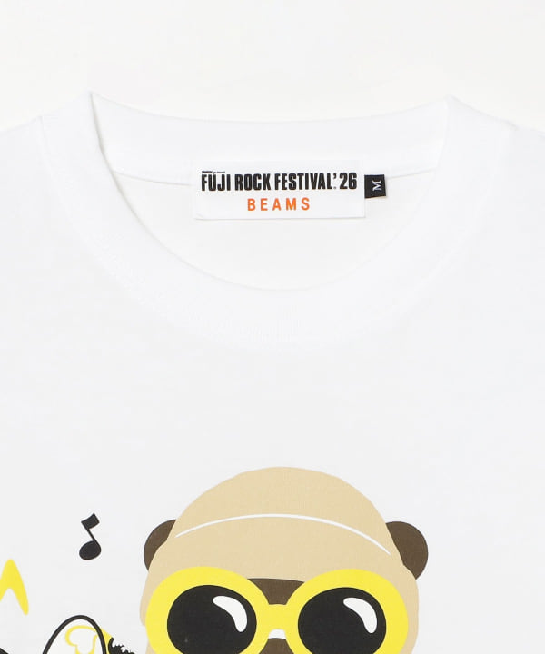 男装 > FUJI ROCK FESTIVAL '26 / The Wonderful! design works.摇滚喇叭熊 T 恤（仅限网络销售）