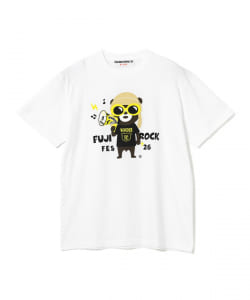 〈MEN〉FUJI ROCK FESTIVAL'26 / The Wonderful! design works. / GRUNGE MEGAPHONE BEAR TEE（WEB限定）