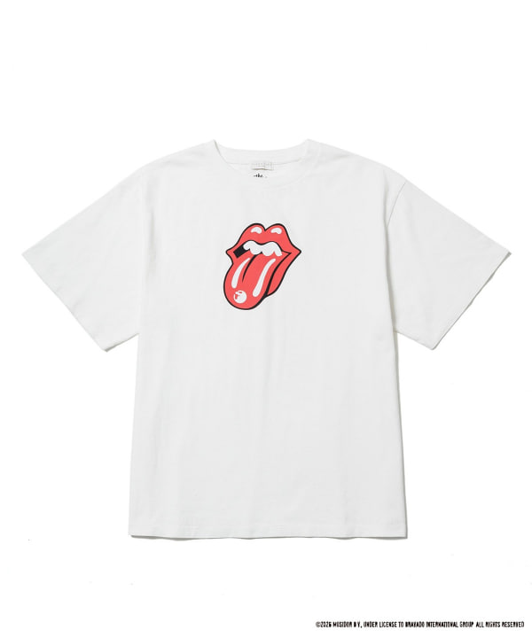 F-LAGSTUF-F × The Rolling Stones / ”TABLET TONGUE” S/S T-SHIRT