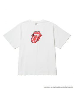 F-LAGSTUF-F × The Rolling Stones / ”TABLET TONGUE” S/S T-SHIRT