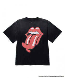 F-LAGSTUF-F × The Rolling Stones / ”SPLIT TONGUE” S/S T-SHIRT