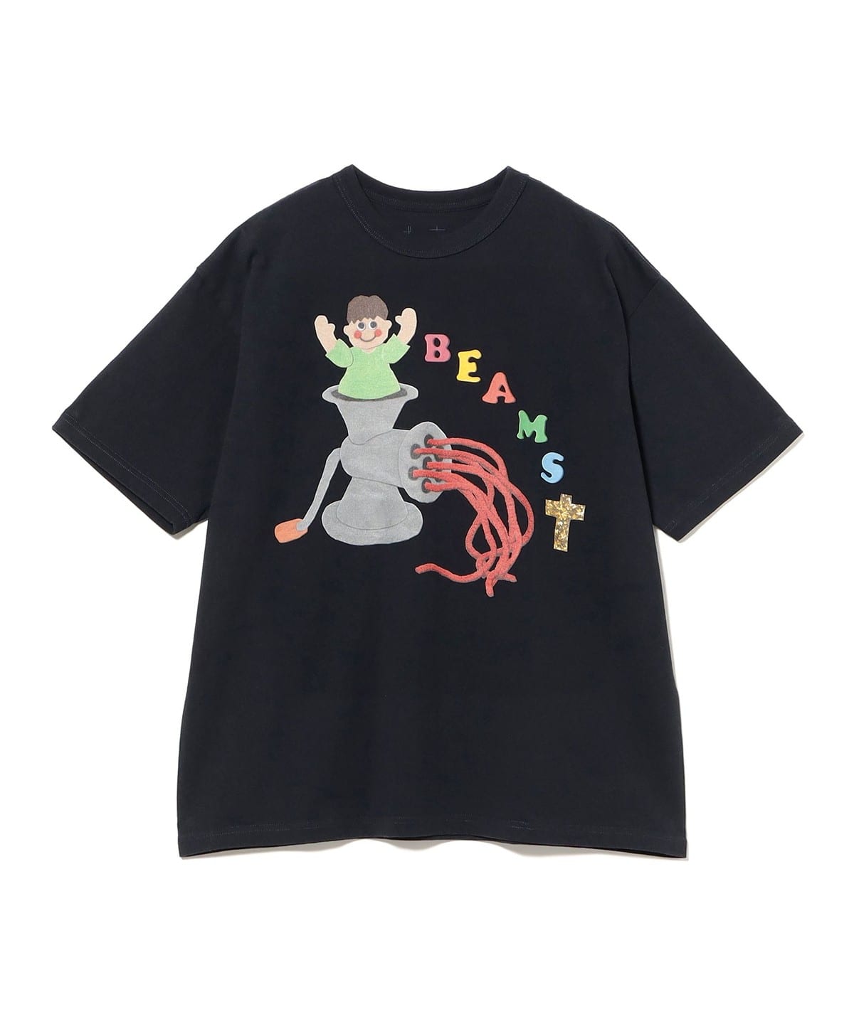 【新品】YuumiARIA × Ray BEAMS Tシャツ ブラック BEAMS T（ビームスT）Ray Martinez / T-shirt①（Tシャツ・カットソー