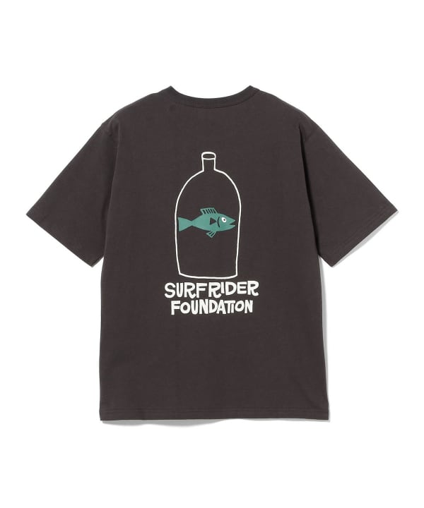 NEW ERA × SURFRIDER FOUNDATION × YUSUKE HANAI / ウォッシュドコットン Tシャツ フィッシュ