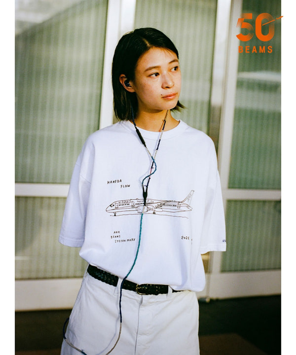 ANA × BEAMS / AIRPLANE T-Shirt