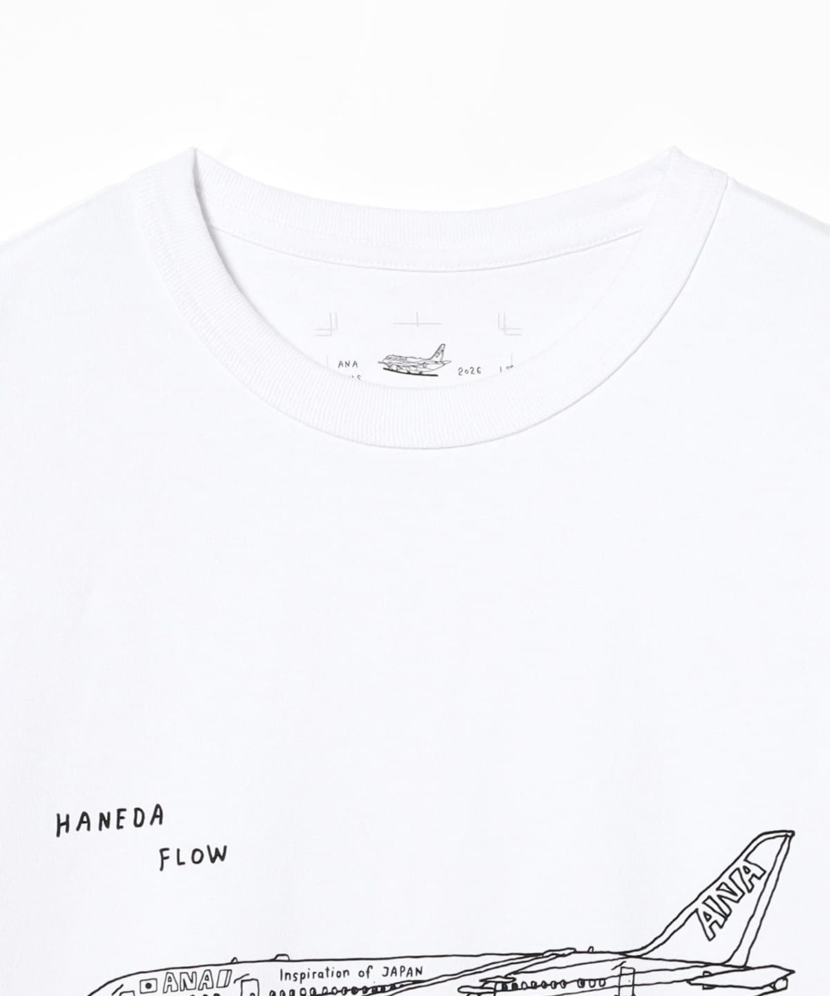 ANA × BEAMS / 飛機圖案T恤
