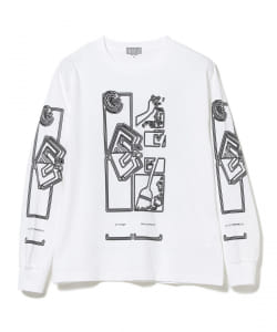 C.E / MD FRAGMENTS LONG SLEEVE T
