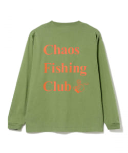 Rwche × Chaos Fishing Club × BEAMS T / LOGO LONG SLEEVE