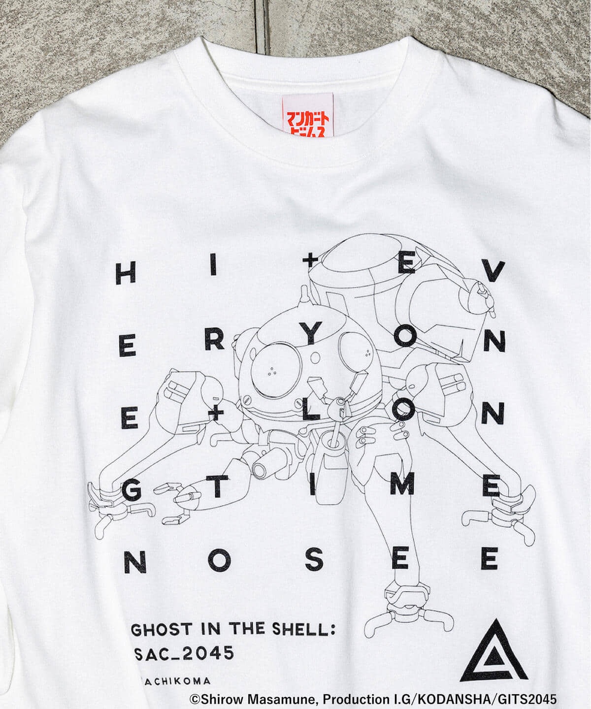 マンガート ビームス マンガート ビームス 攻殻機動隊 Sac 45 マンガート ビームス タチコマ みなさんお久しぶりです ロングスリーブtシャツ Tシャツ カットソー Tシャツ 通販 Beams