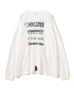 ▲CHARI&CO x ANYTIME FITNESS / LOW CARBO LONG SLEEVE TEE