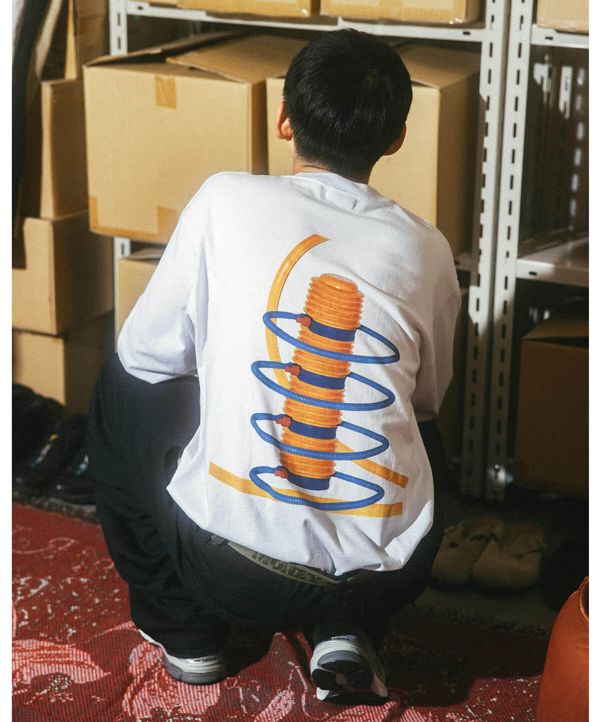 ▲LAID BUG × Ruka Kashiwagi / Long Sleeve T-shirt Tシャツ・カットソー MEN WHITE L ▲LAID BUG × Ruka Kashiwagi / Long Sleeve T-shirt Tシャツ・カットソー MEN WHITE L