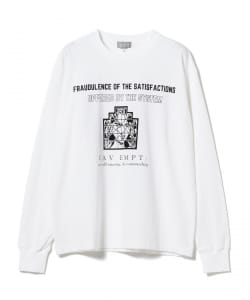 ▲C.E / OFFERED BY THE SYSTEM LONG SLEEVE T