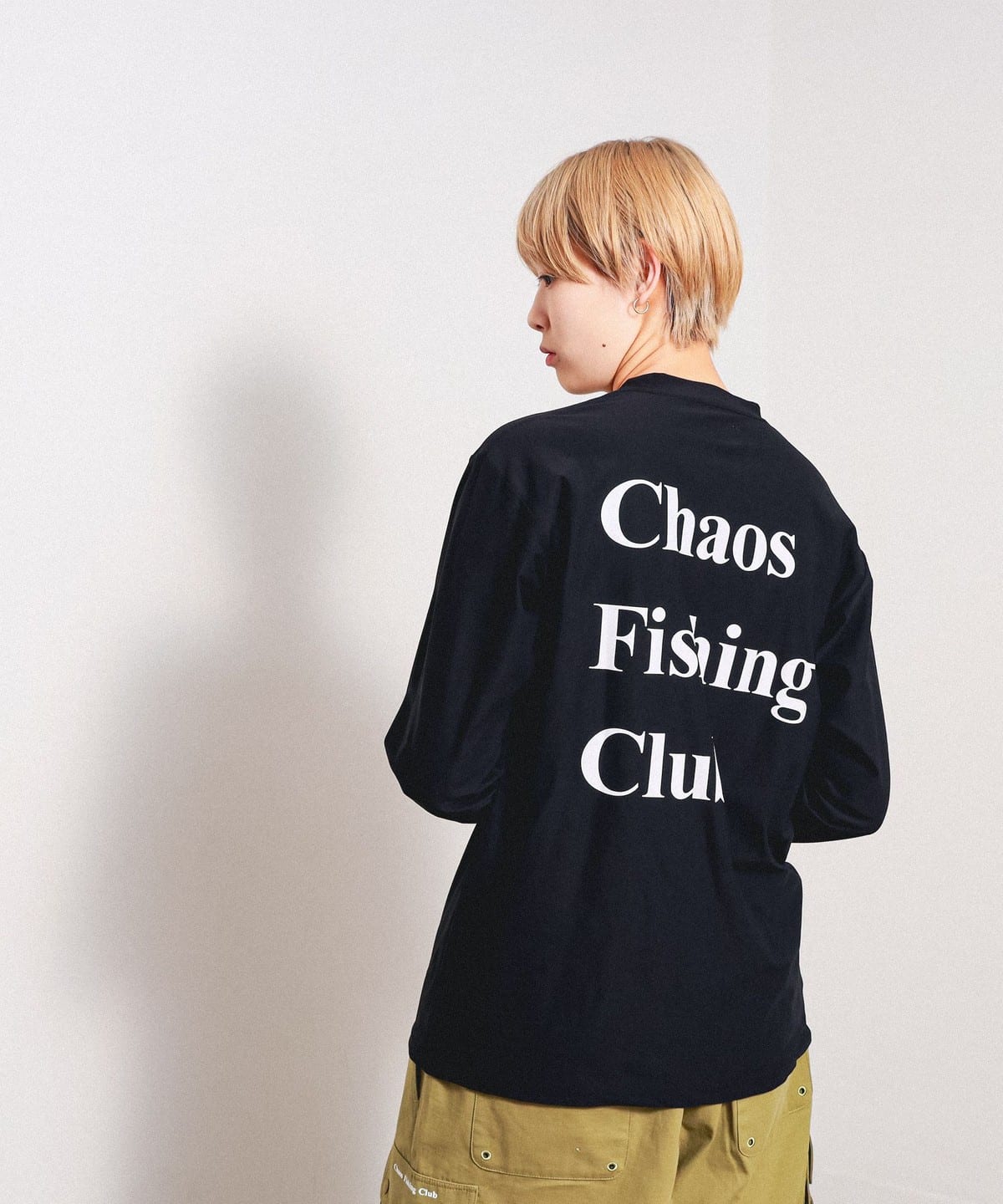 BEAMS T BEAMS T Outlet] Chaos Fishing Club / Logo Dry Long Sleeve 