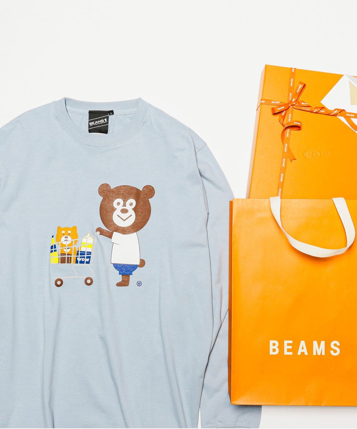 BEAMS T BEAMS T SPECIAL RICE] BEAMS T / Kurt Bear T-shirts (T-shirts