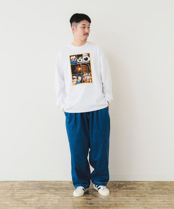 新品未使用 NAPTIME プリントBIGT- SHIRTS-総柄　＋キャップ LASTMAN - [8月10日(土)10時発売!!] PRINTED TEE SHIRTS 