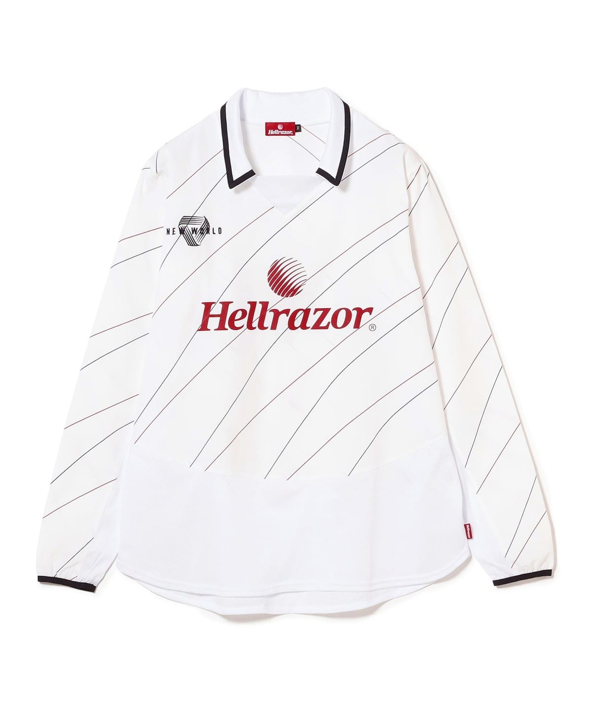 HELLRAZOR ヘルレイザー / HORIZON FOOTBALL JERSEY Tシャツ・カットソー MEN WHITE L HELLRAZOR ヘルレイザー / HORIZON FOOTBALL JERSEY Tシャツ・カットソー MEN WHITE L