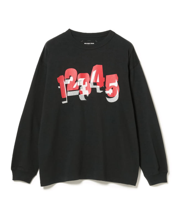 BEAMS T（ビームスT）【別注】Benjamin Edgar / Long Sleeve T-shirt （BLACK）（Tシャツ・カットソー  プリントTシャツ）通販｜BEAMS