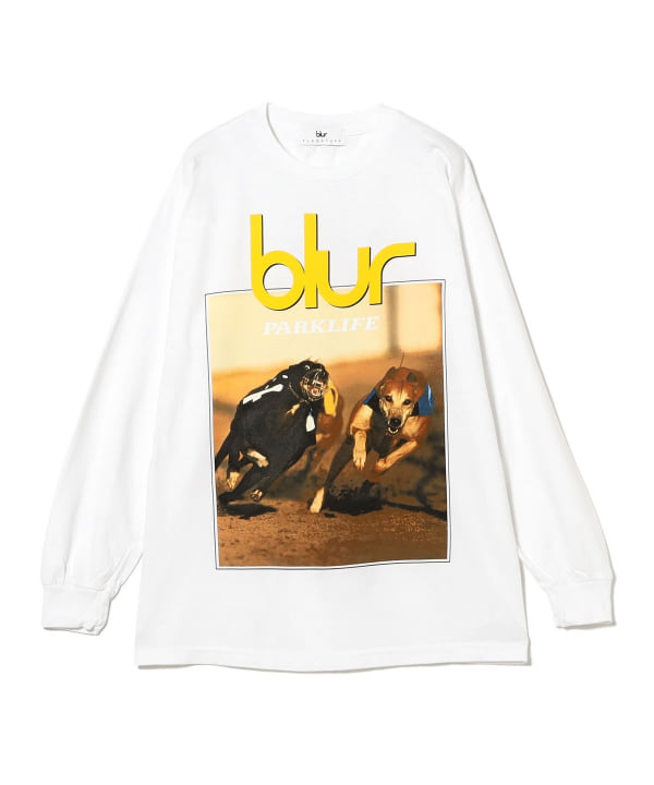 新品未使用25AW F-LAGSTUF-F×blur L/S TロンTブラー F-LAGSTUF-F/フラグスタフ】x blur L/S TEE(BLACK) - 「PLACE
