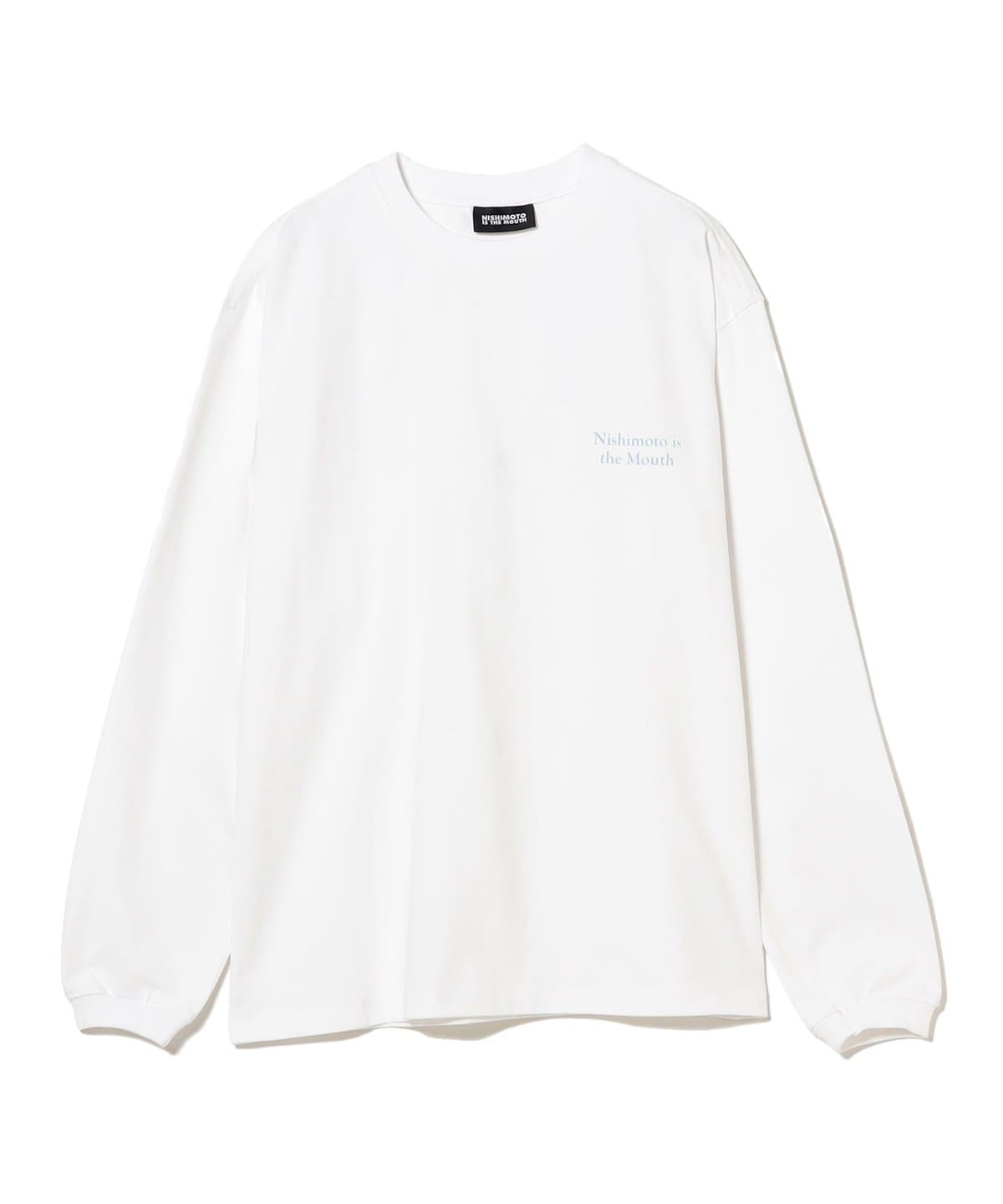 NISHIMOTO IS THE MOUTH ニシモト イズ ザ マウス / NIM-V02B Long Sleeve T-shirt Tシャツ・カットソー MEN WHITE L NISHIMOTO IS THE MOUTH ニシモト イズ ザ マウス / NIM-V02B Long Sleeve T-shirt Tシャツ・カットソー MEN WHITE L