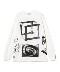 BLACK WEIRDOS / FULL PANEL LS TEE