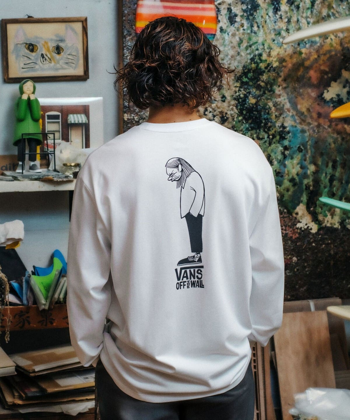 BEAMS T（ビームスT）Vans × Yusuke Hanai / Long Sleeve T-shirt（T