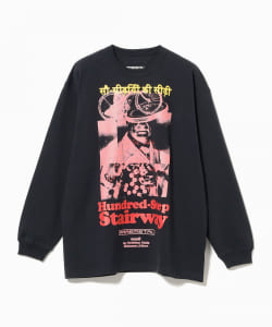 RAREMETAL × BEAMS T / LONG-SLEEVE T-SHIRT BLACK