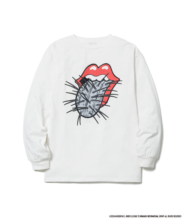 F-LAGSTUF-F × The Rolling S tone s / “CACTUS TONGUE” L/S T-SHIRT