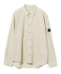 C.P. Company / Popeline Long Sleeve Lens Button Shirt