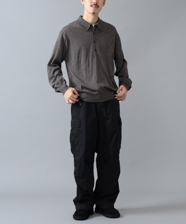 BEAMS T BEAMS T Outlet] AURALEE / SUPER HIGH GAUGE KNIT POLO 