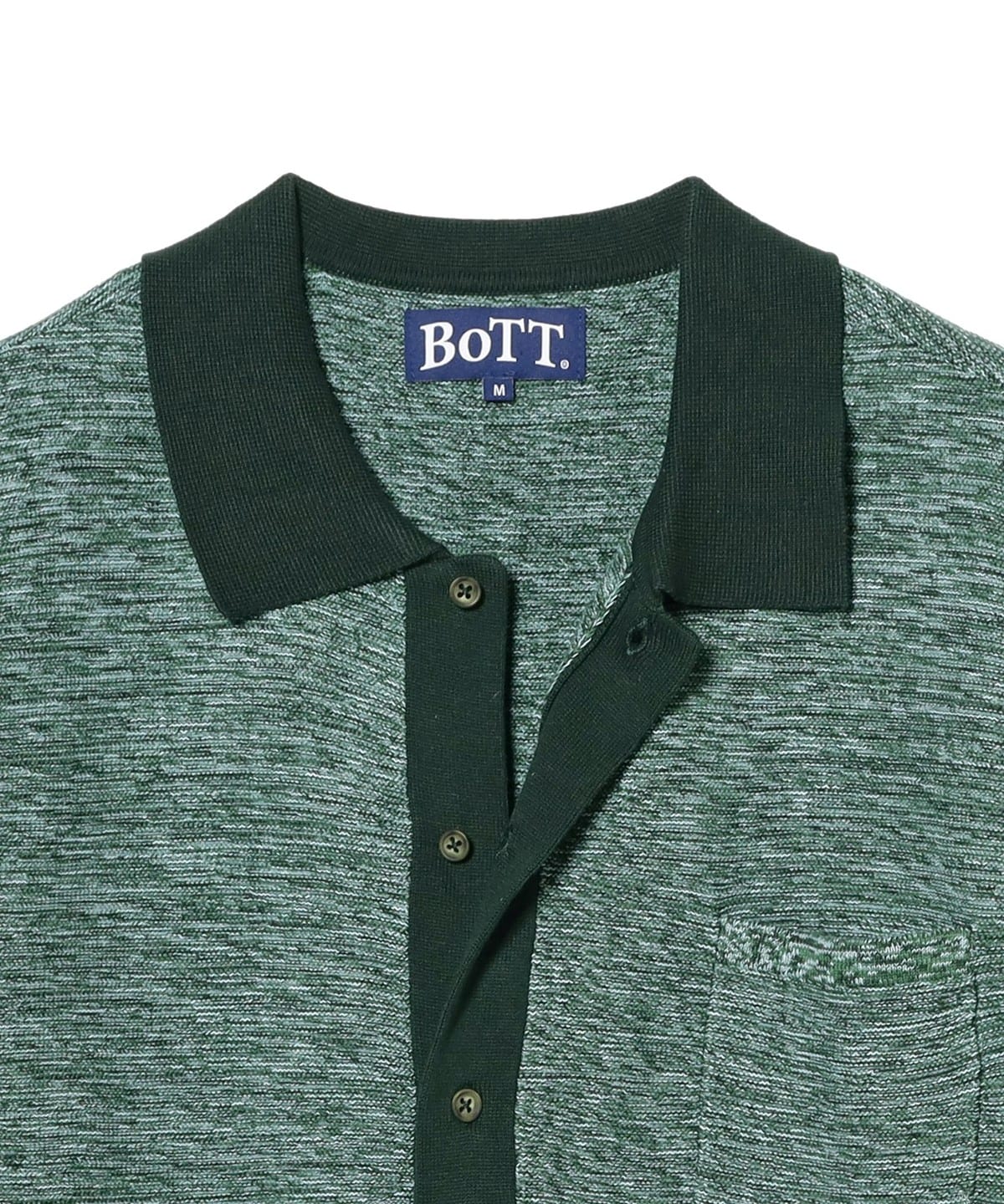 BEAMS T（ビームスT）BoTT / Marled Knit Polo（シャツ・ブラウス ポロシャツ）通販｜BEAMS