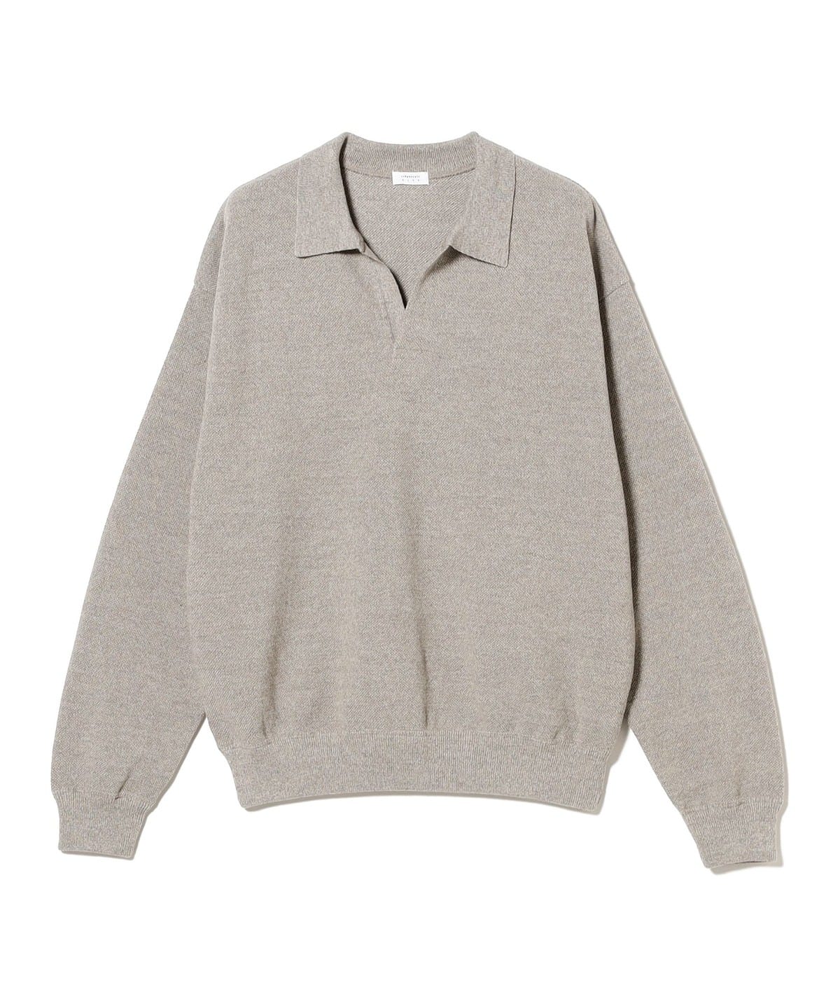 crepuscule / Co/Wo Moss Stitch Skipper シャツ・ブラウス MEN GREY M crepuscule / Co/Wo Moss Stitch Skipper シャツ・ブラウス MEN GREY M