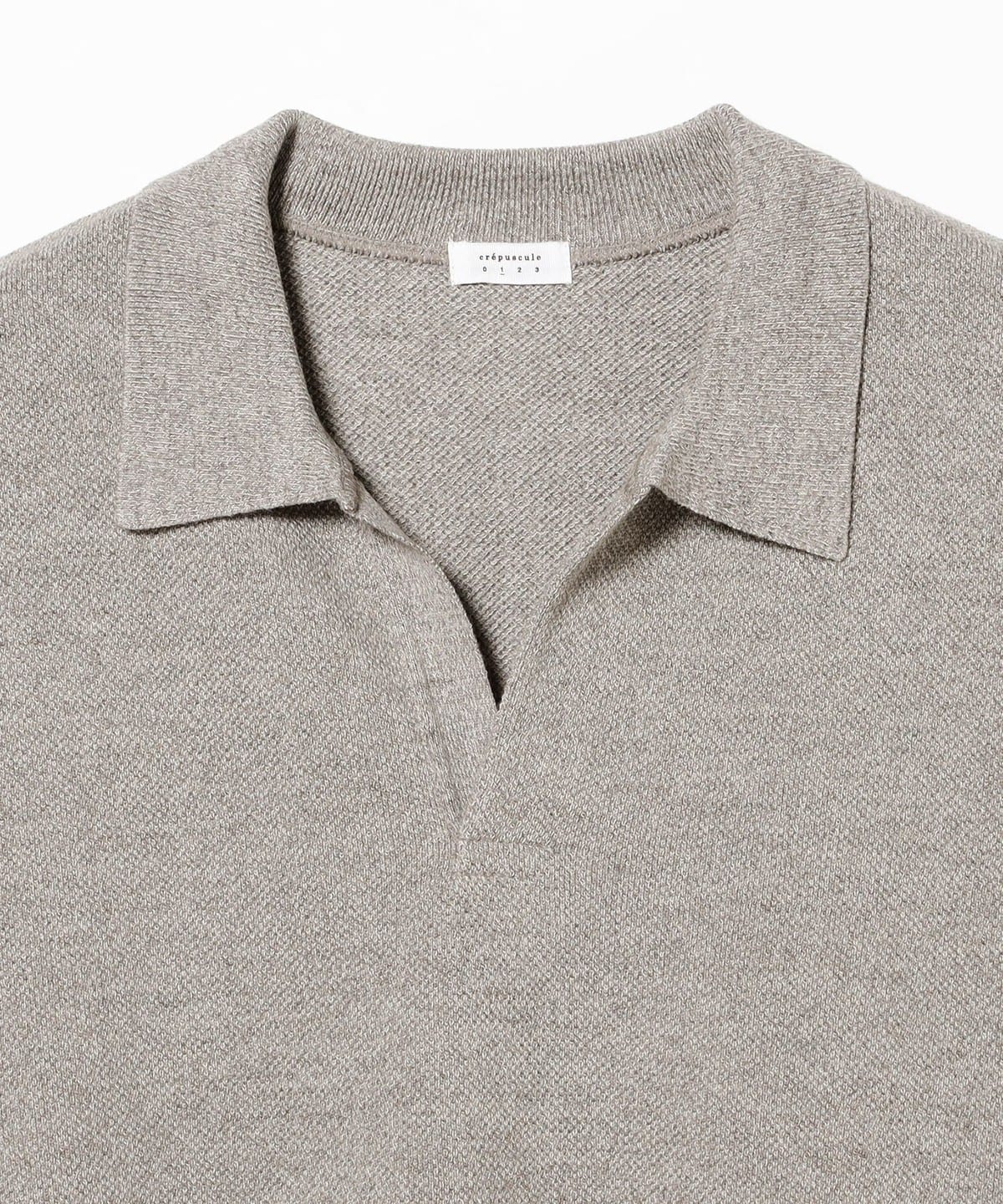 BEAMS T（ビームスT）crepuscule / Co/Wo Moss Stitch Skipper（シャツ
