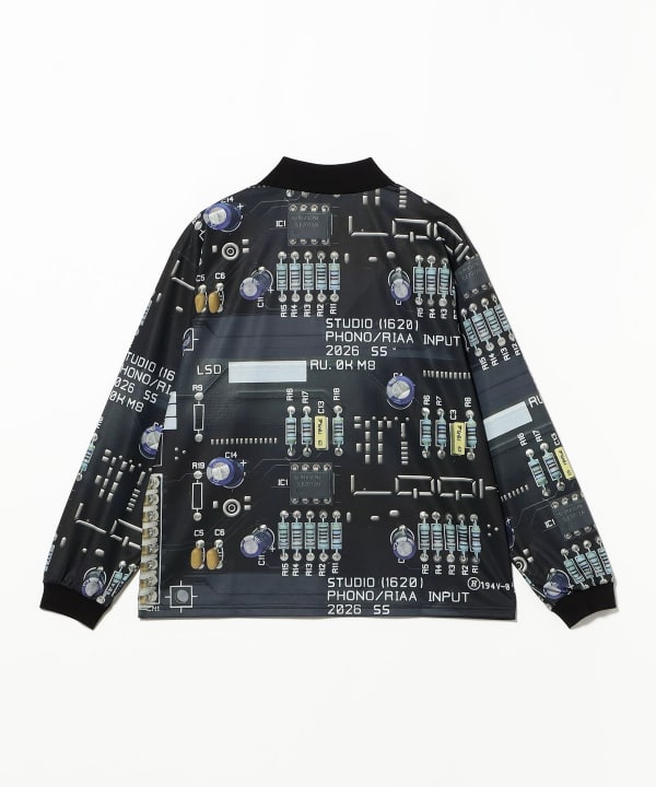 LQQK STUDIO / Circuit Board L/S Polo Jersey